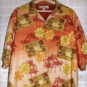 100% Silk Tommy Bahama Shirt